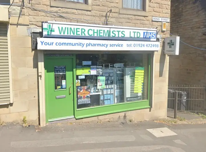 outside view of winer chemists batley